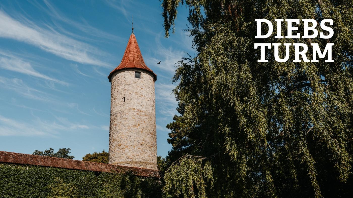 Blick auf den Diebsturm